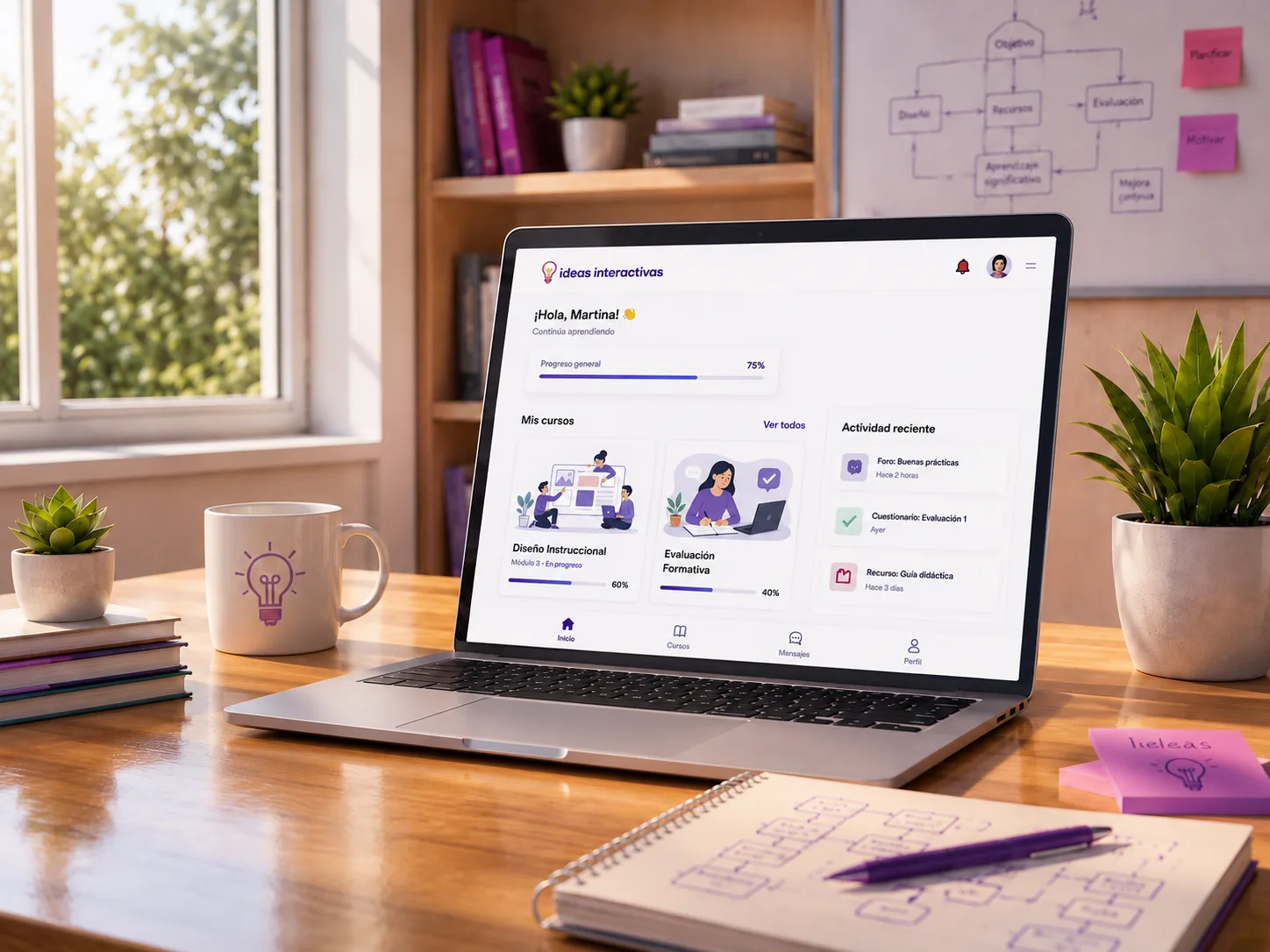 Plataforma Academia Ideas Interactivas — cursos en línea